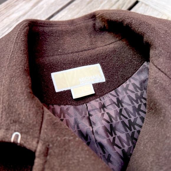 Michael Kors double breasted 100% wool pea coat. - Picture 4 of 13